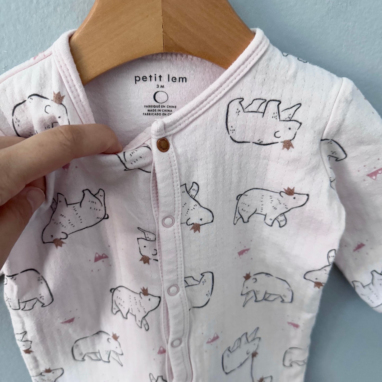 Petit lem / Light pink x polar bear / 3M