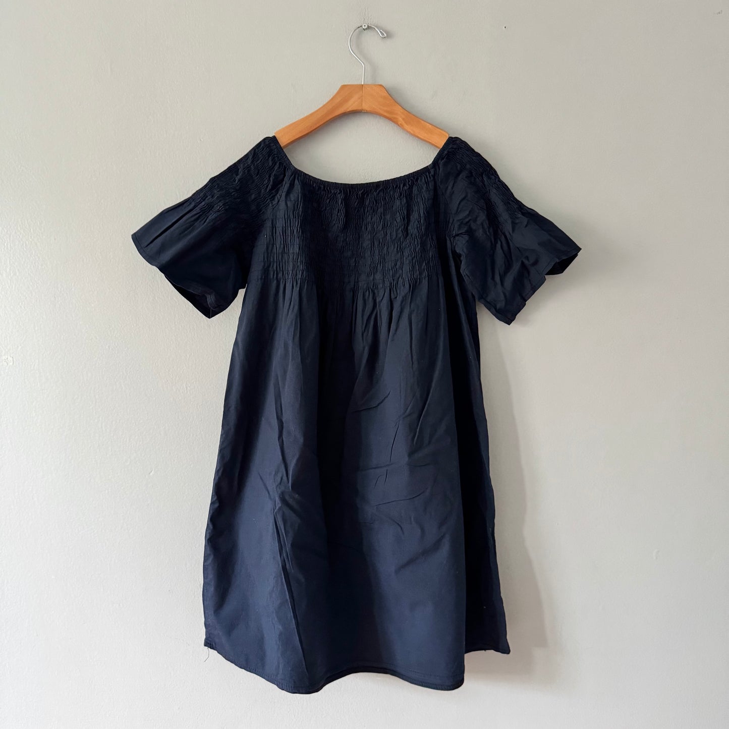 Zuiki / Navy cotton dress / 8-9Y