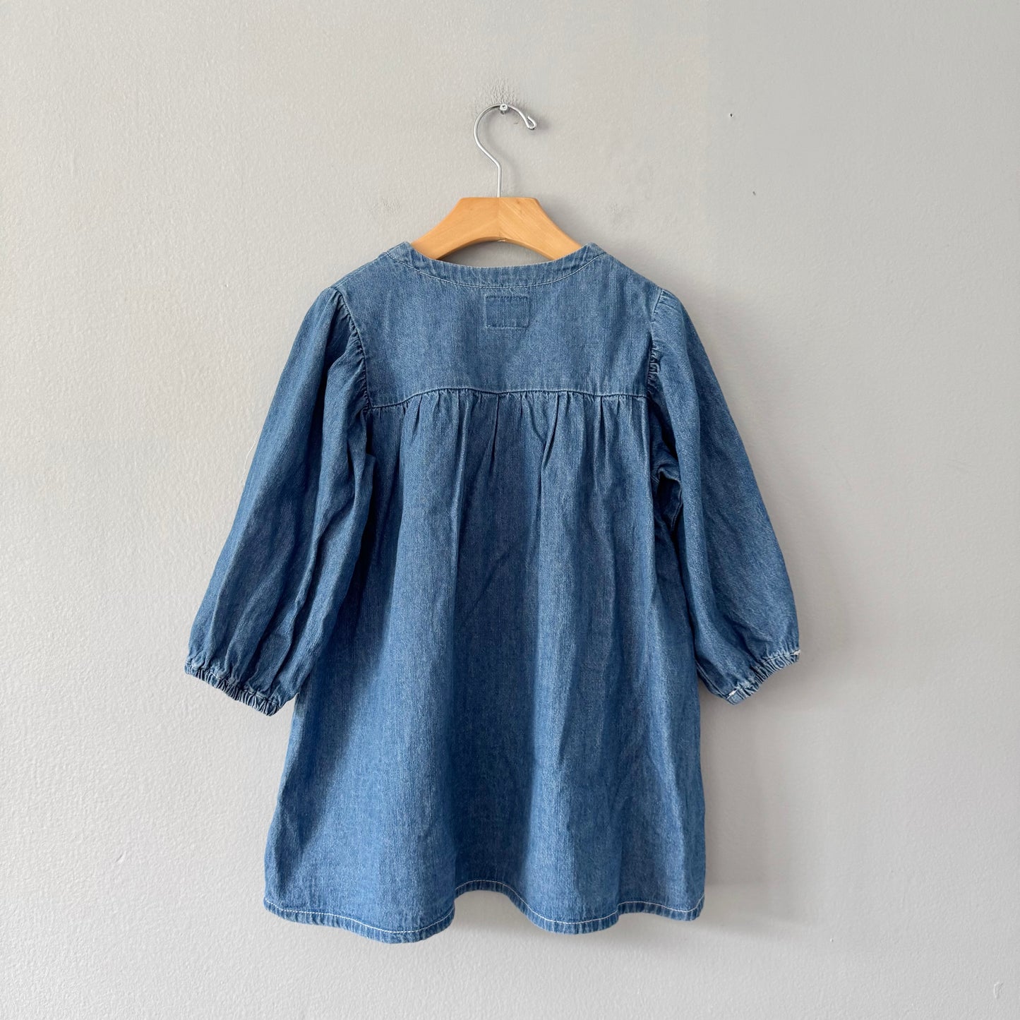 Buddy Lee / Chambray long sleeve dress / 100cm(3-4Y)