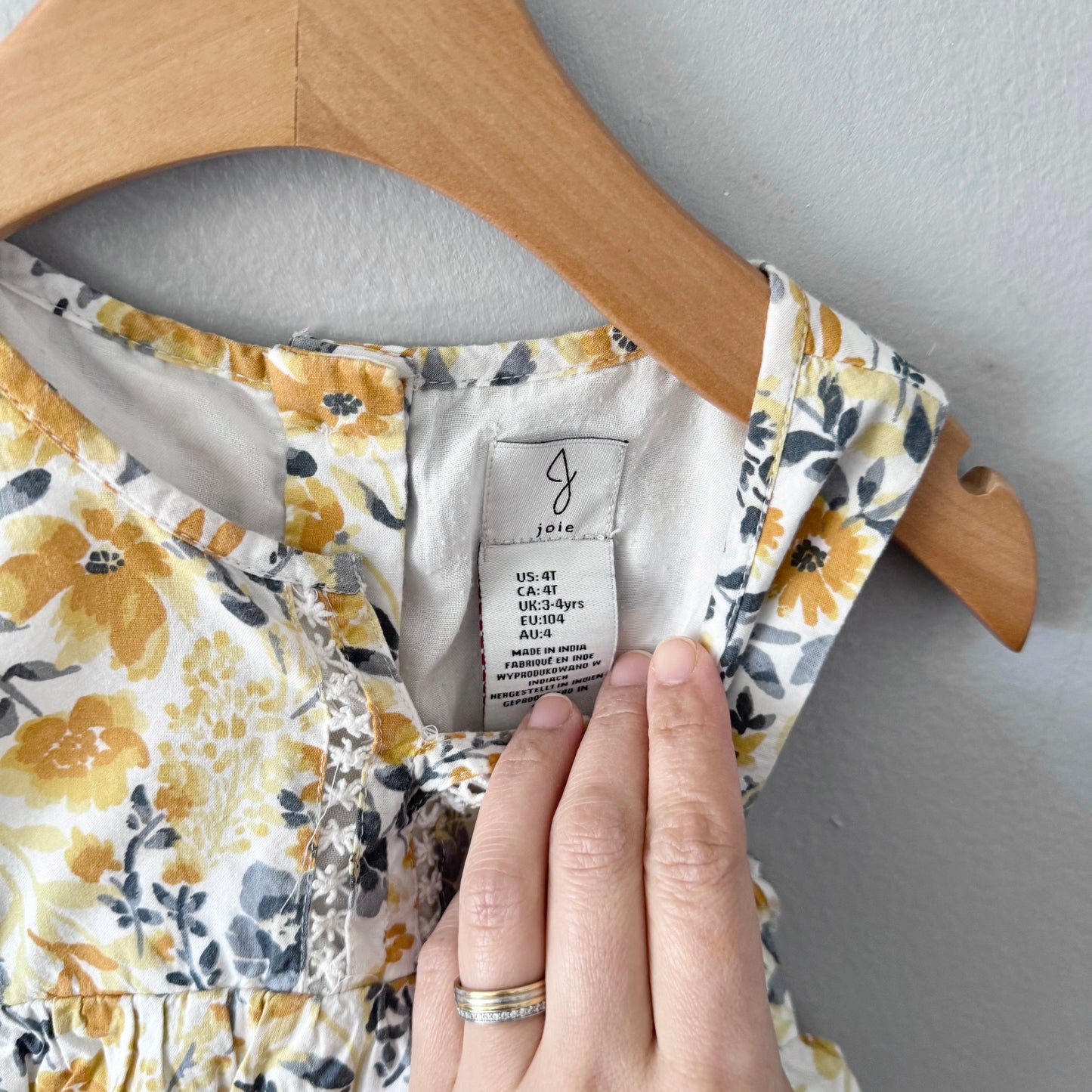 Joie / Floral tank dress / 4T