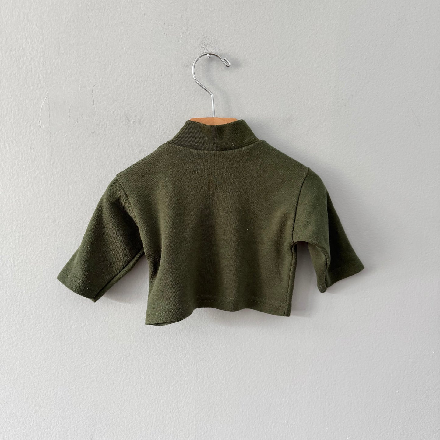 Cherokee Baby / Khaki high neck top / 6M