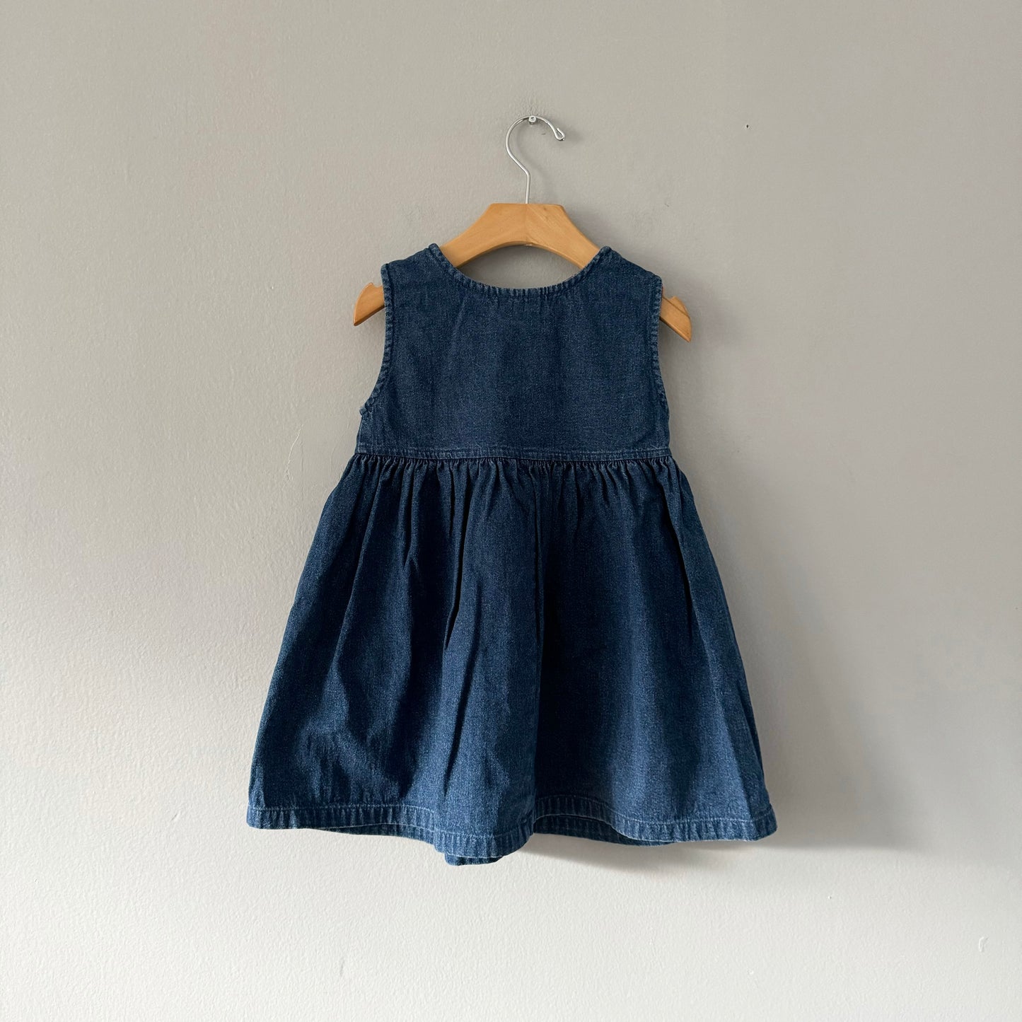 Vintage / Kidlooks holiday denim dress / 3T