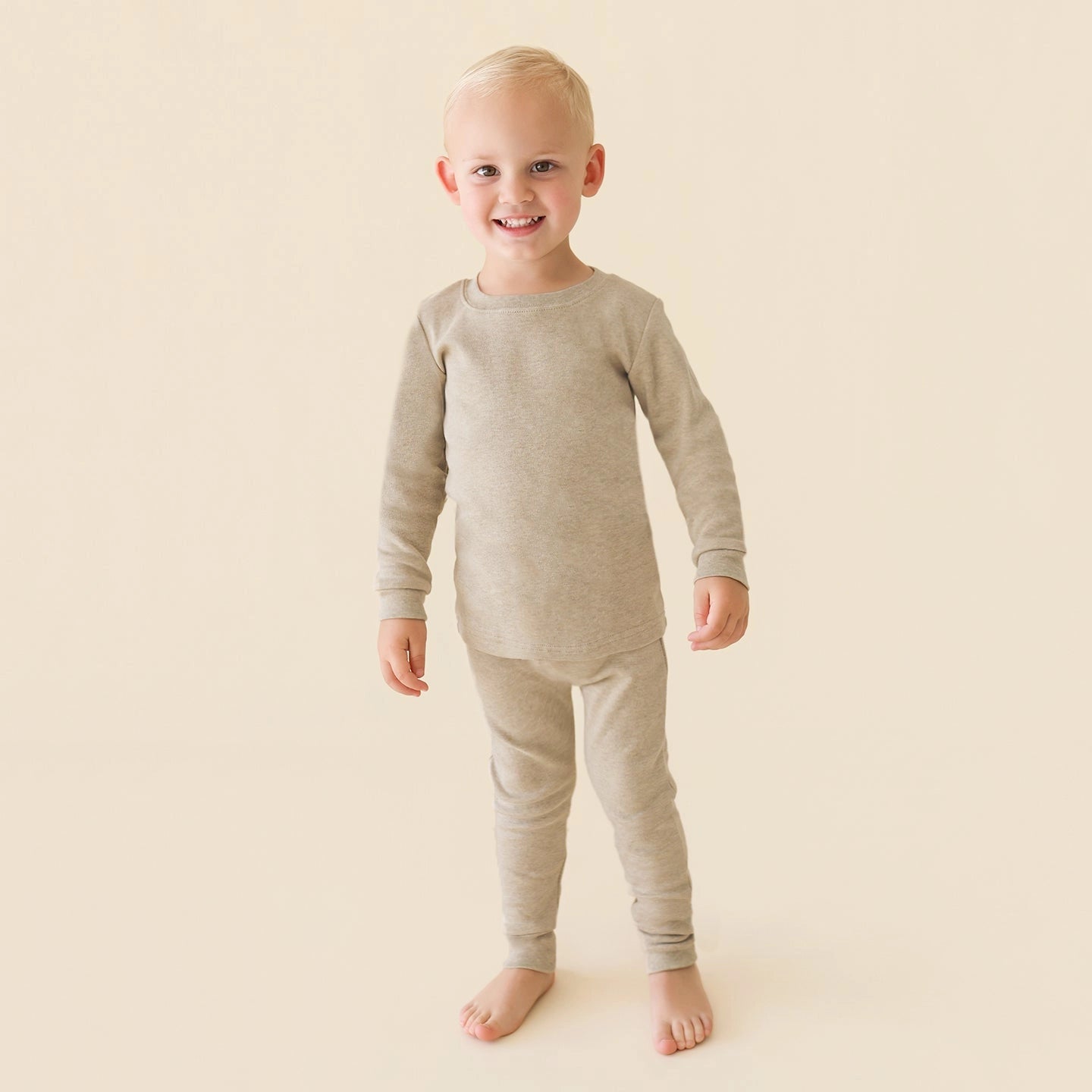 Parade Organics / "My Jammies" Organic Kids' Pajamas - Snuggle-Soft 3/4 Years, Fawn Melange