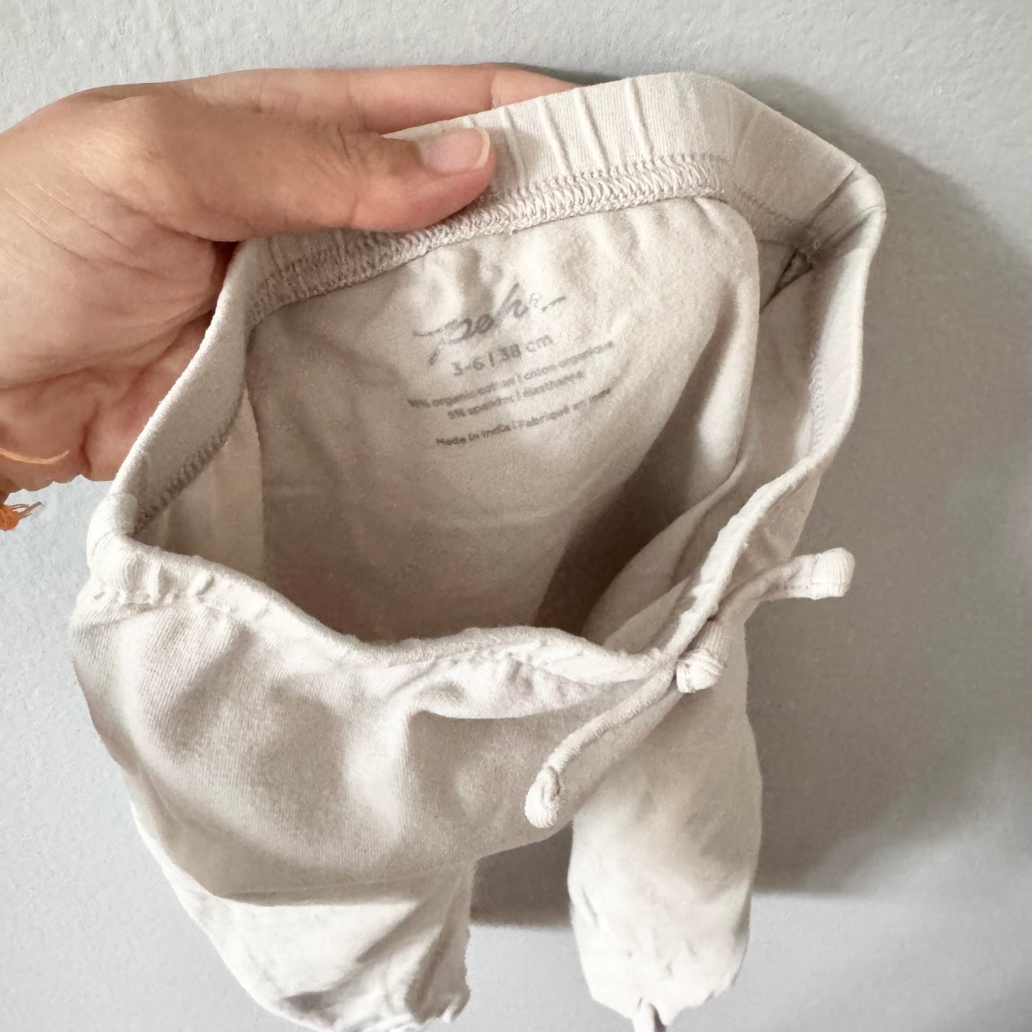 Pehr / Light grey harem pants / 3-6M