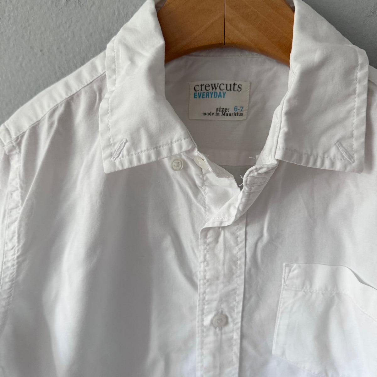 Crewcuts / White shirt / 6-7Y