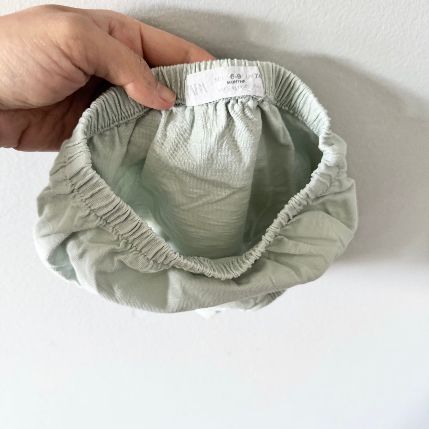 Zara / Bloomer vert clair / 6-9M