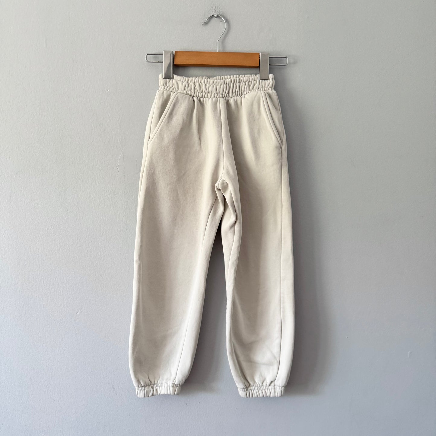 Zara / Ivory sweatpants / 8Y(fits 7T), 2 available