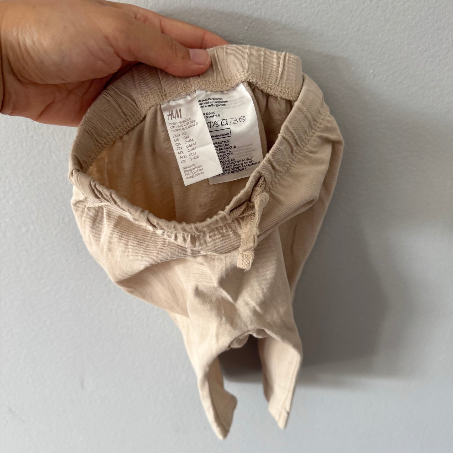 H&M / 2 harem pants / 2-4M