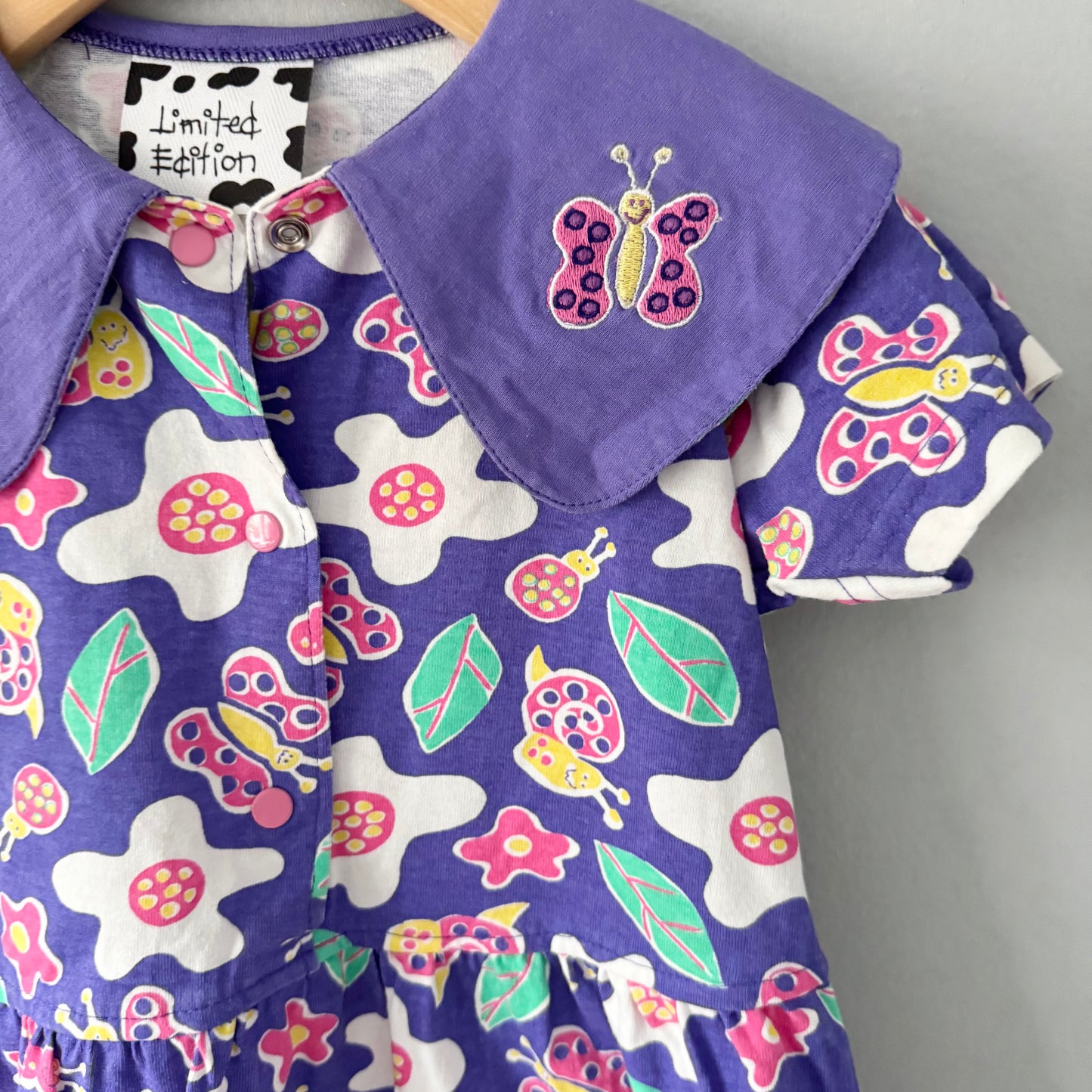 Vintage - Limited Edition / Purple dress / 3Y