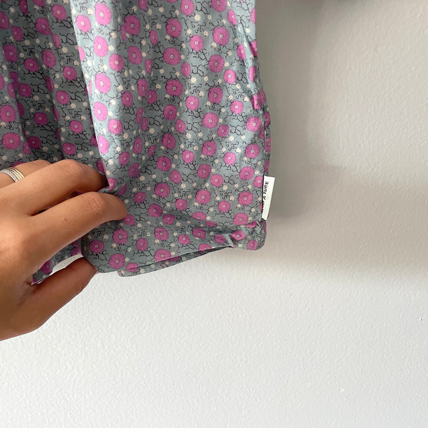 Mini A Ture / Long sleeve cotton dress / 18M