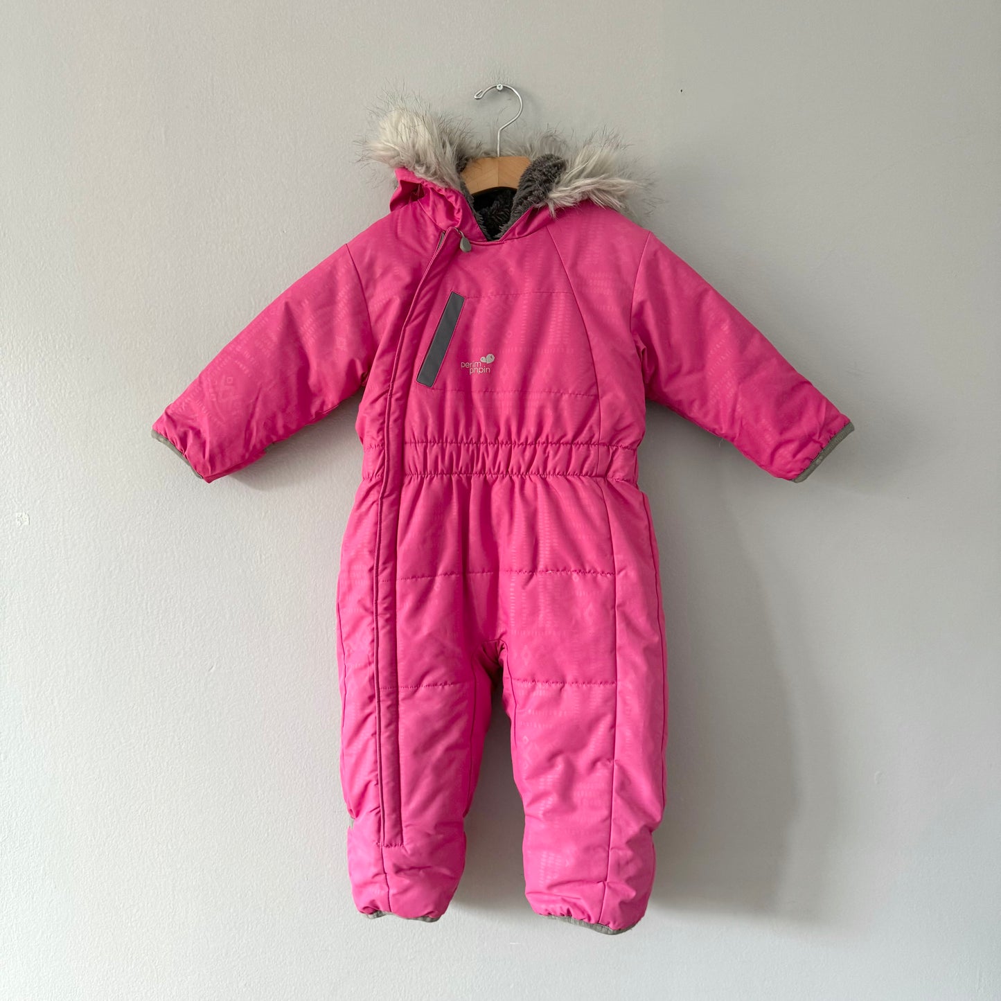 Perlim pinpin / Pink snowsuit / 18M
