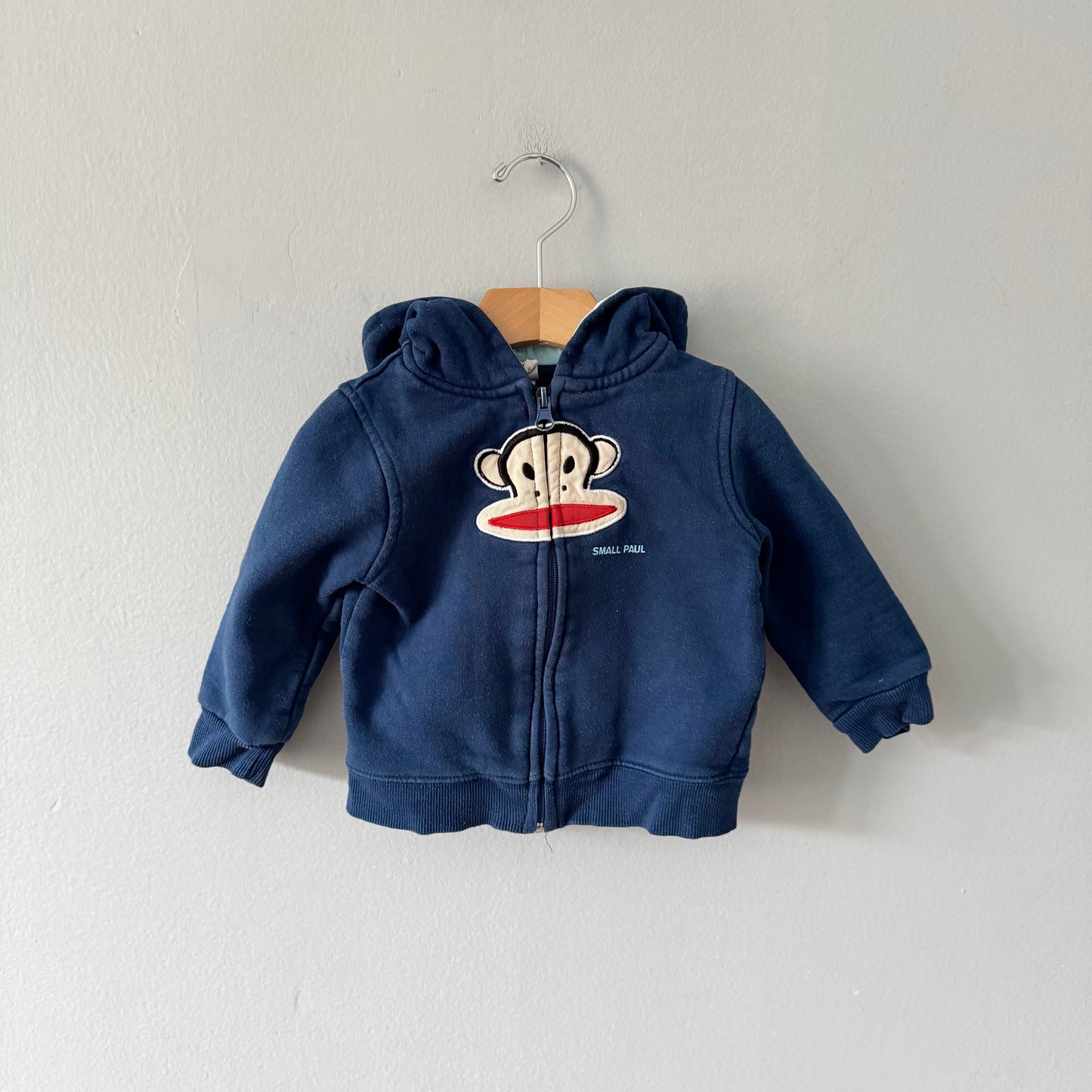 Paul Frank / Navy zip up hoodie / 18M