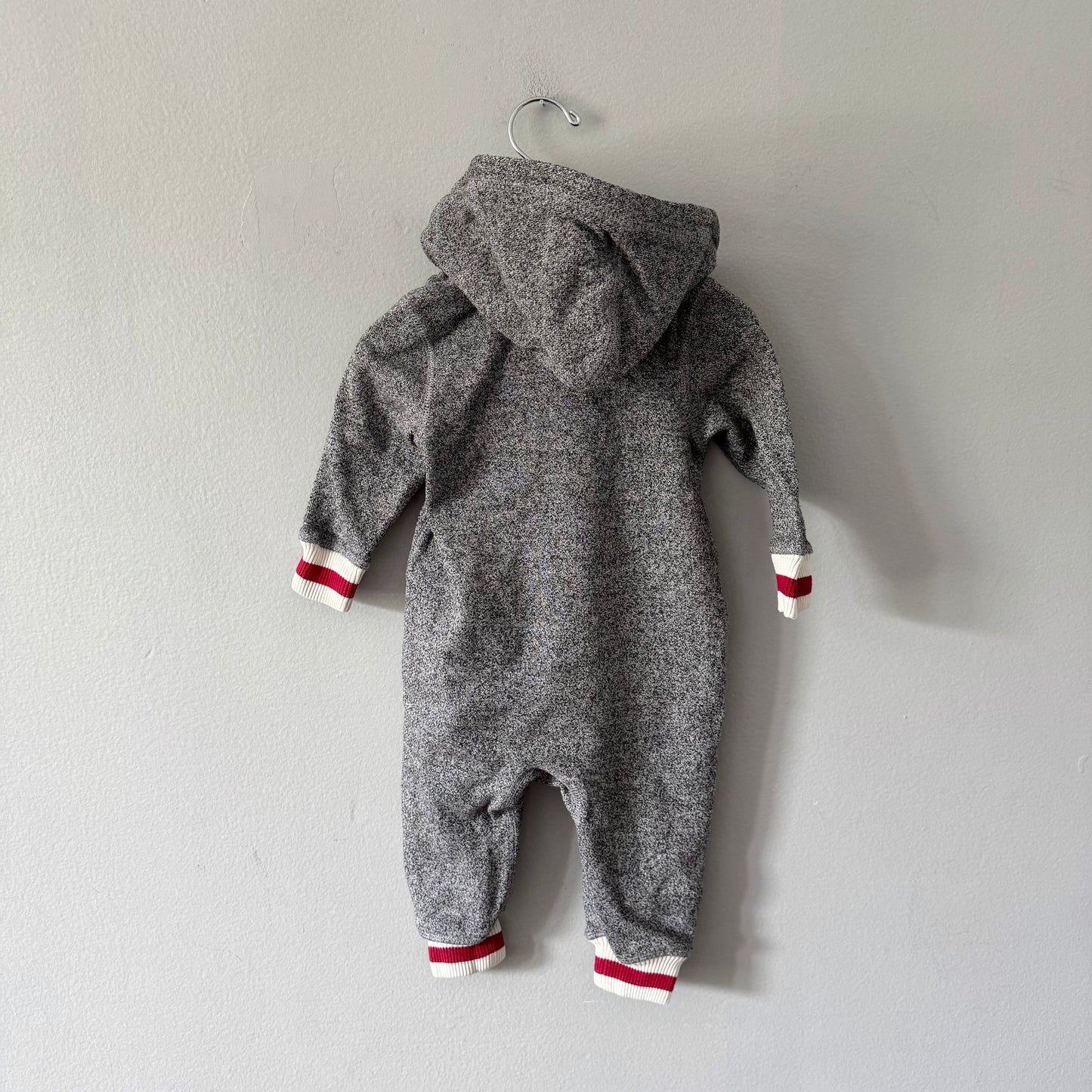 Roots / Salt and pepper romper / 6-12M
