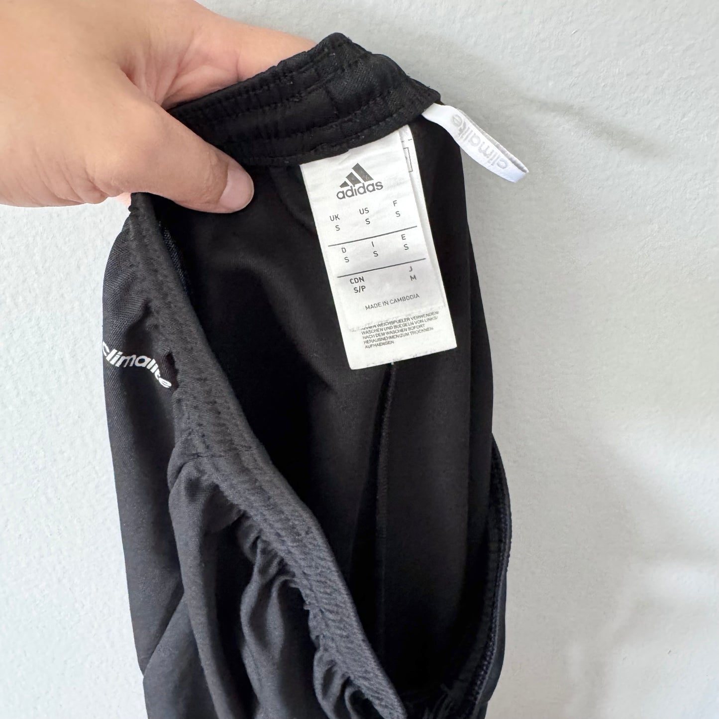Adidas / Black Climalite active shorts / S(12-14Y)