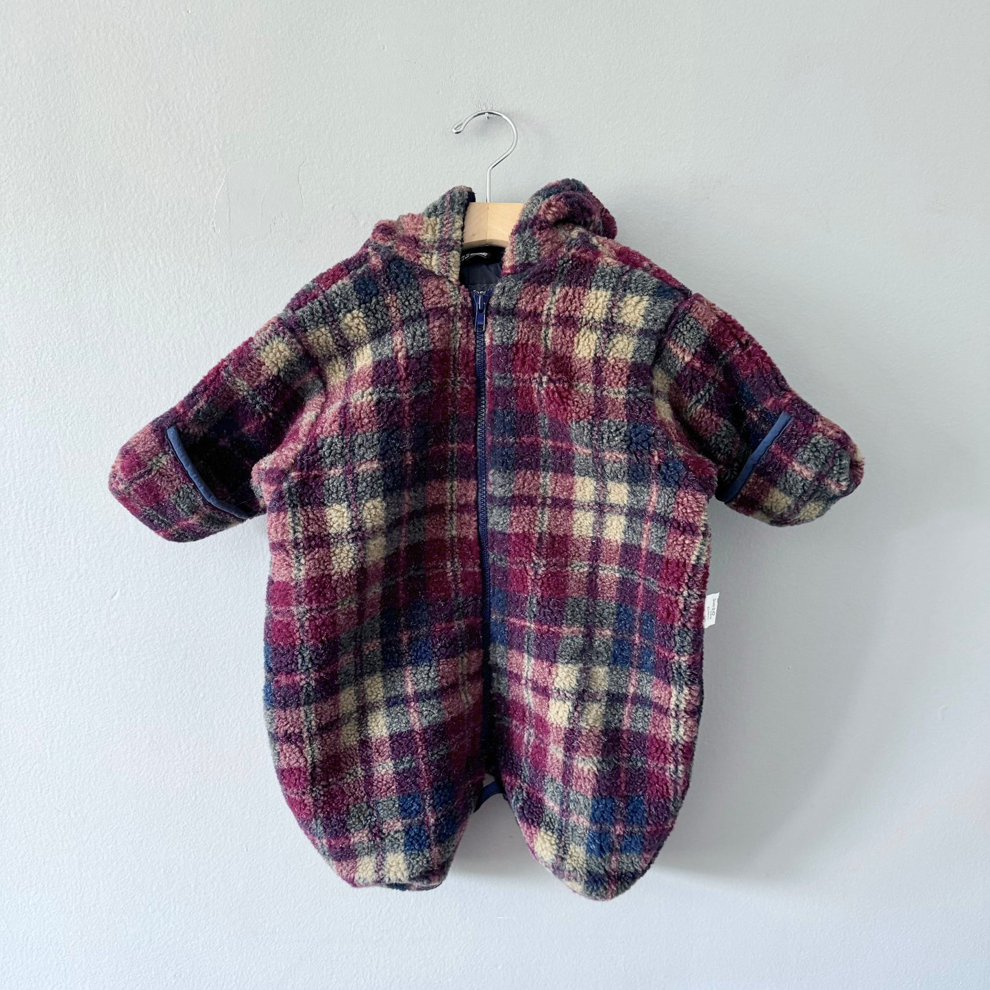 Vintage Oshkosh / Sherpa bunting suit / 9M