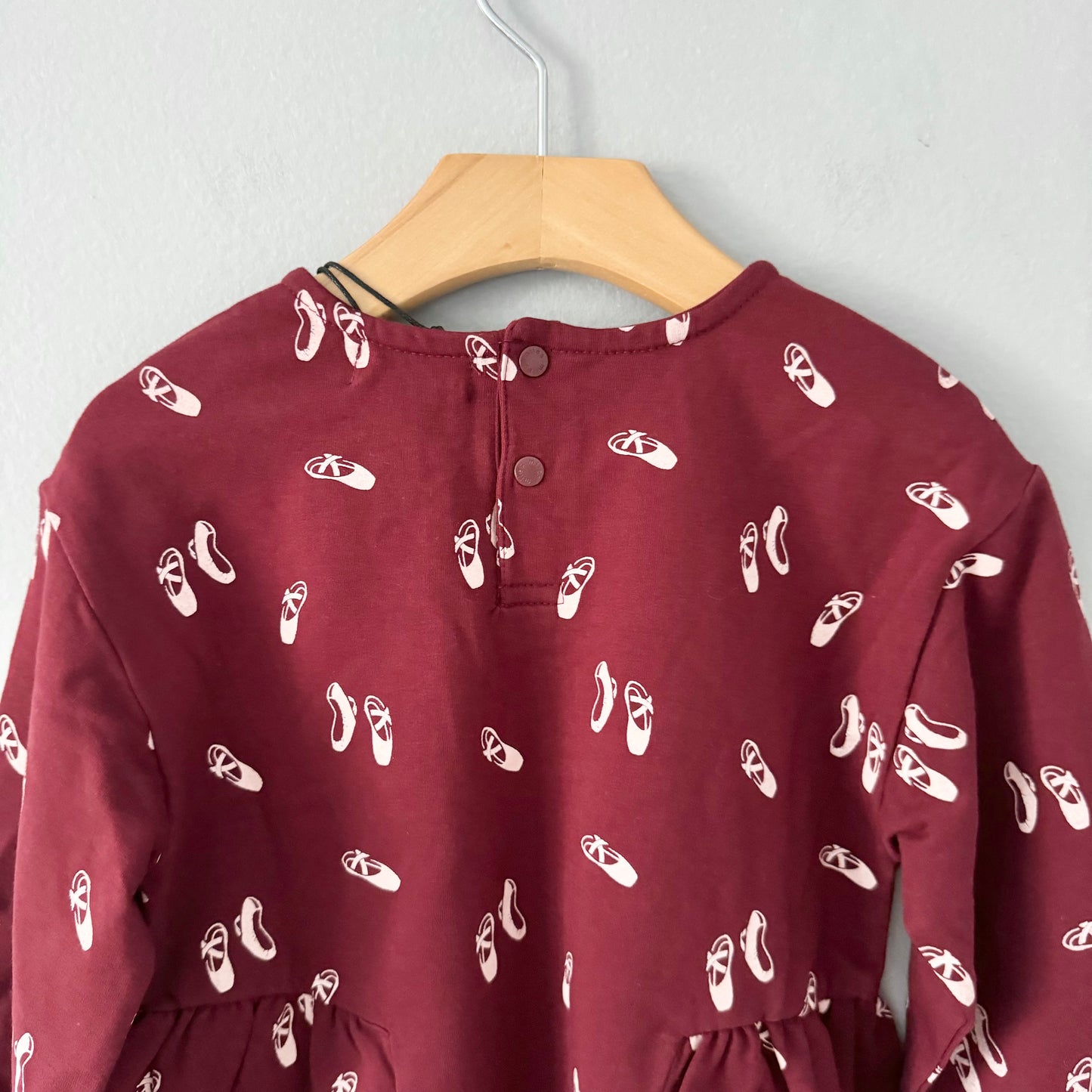 Miles the label / Burgundy dress / 5Y - New with tag