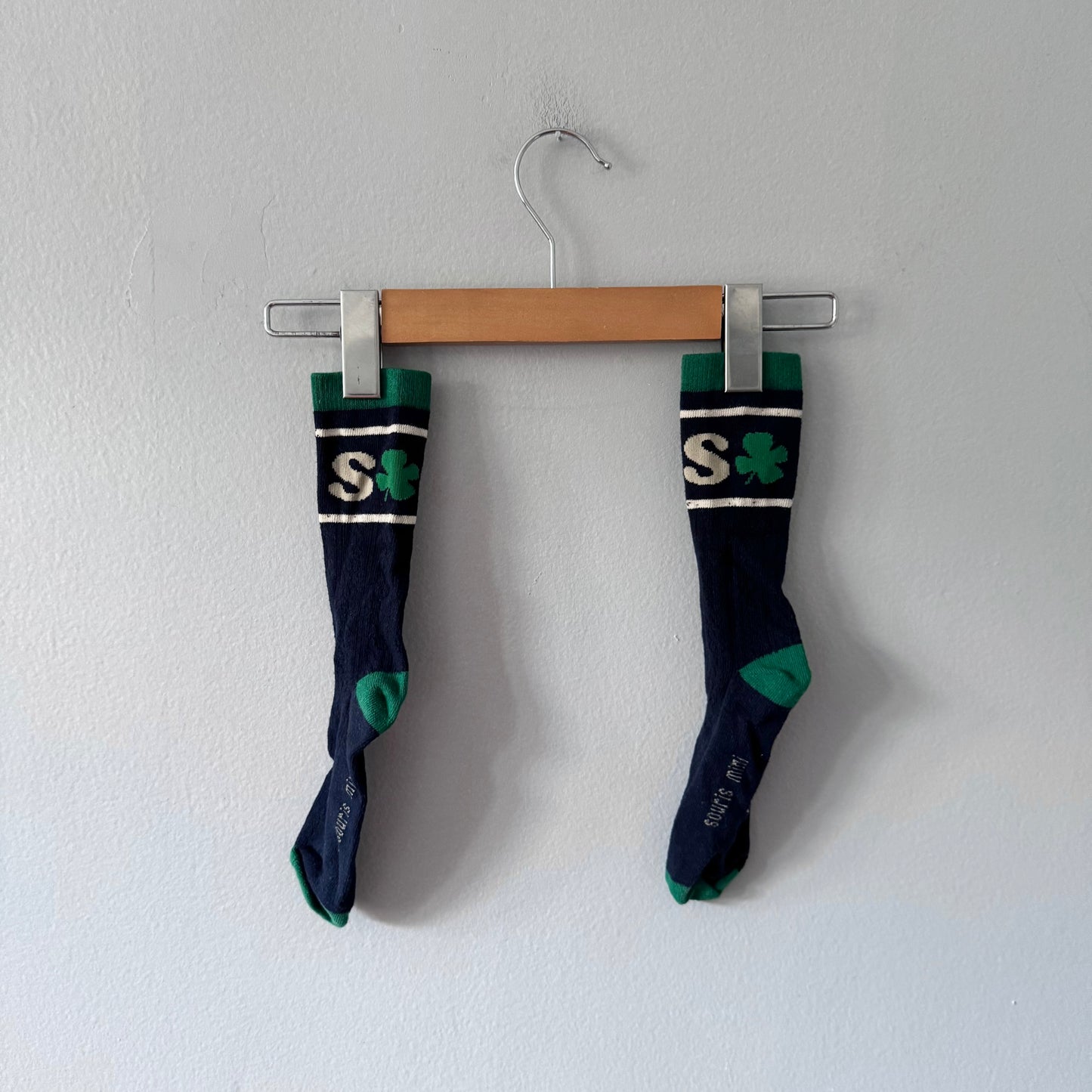 Souris Mini / Black x green socks / 7-8Y