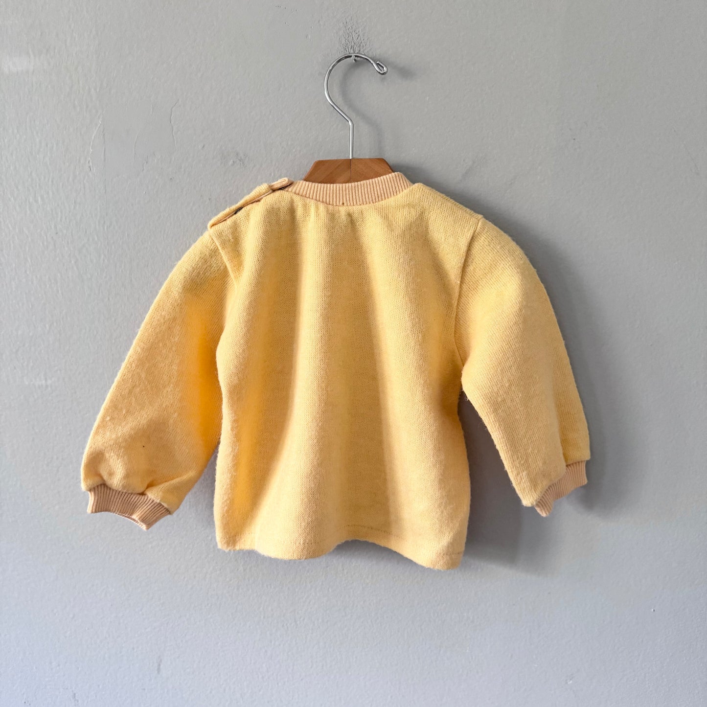 No brand / Light yellow knit top / 2T