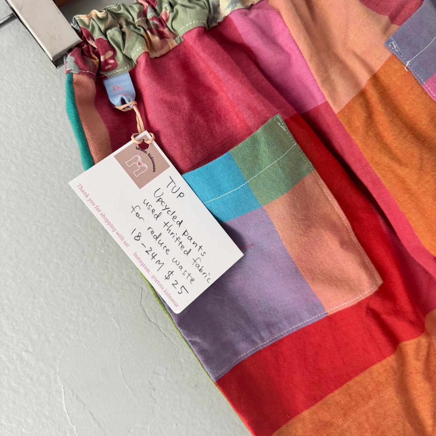 TUP / Upcycle playful pants / 18-24M