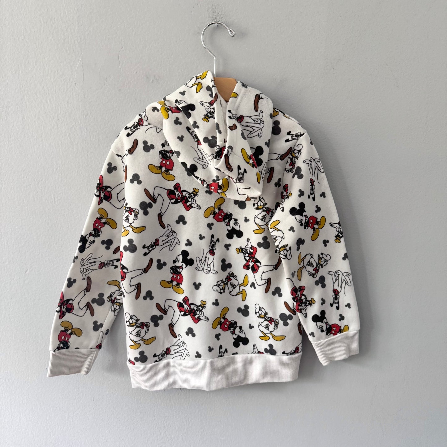 Disney / White Mickey hoodie / 6Y