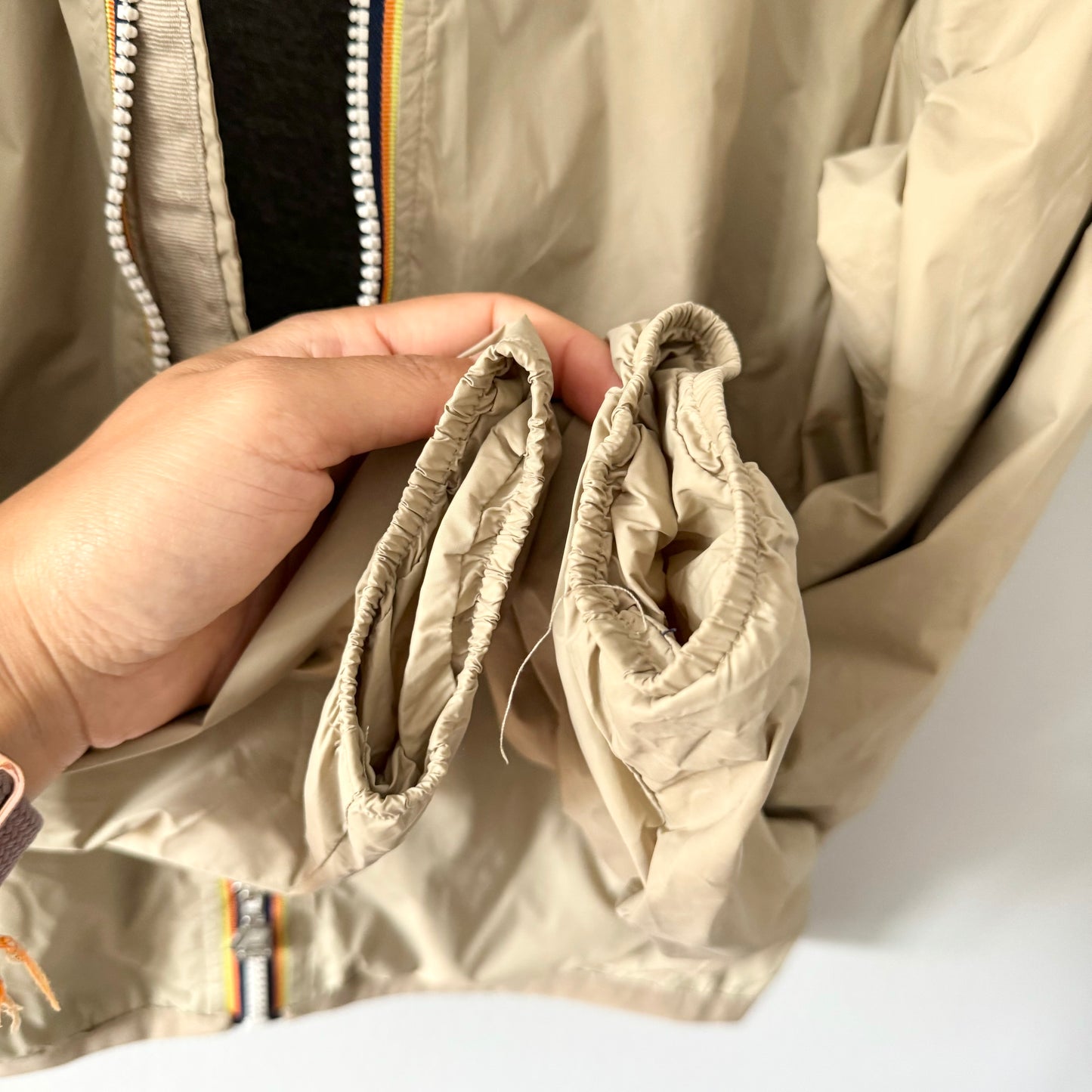 K-Way / Beige padded jacket / Women L