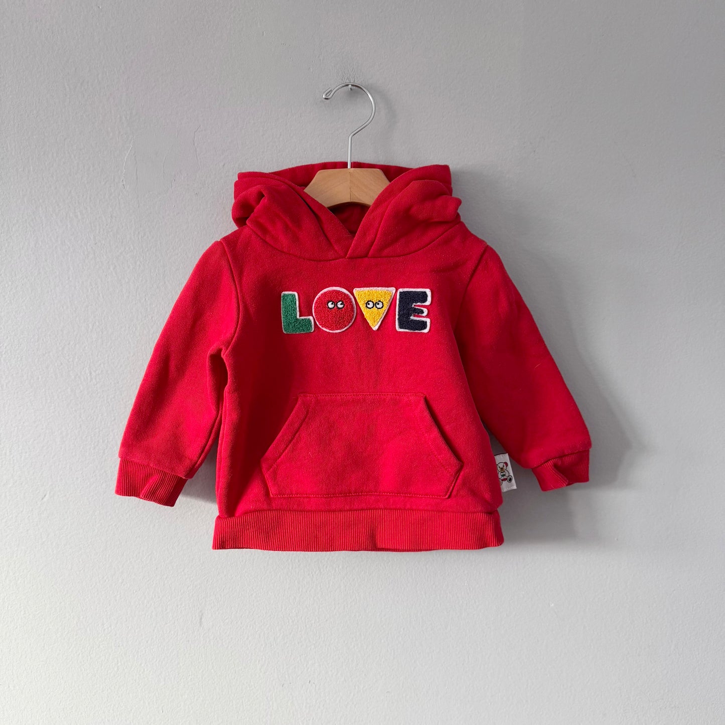Hudson's Bay / Red hoodie / 18-24M