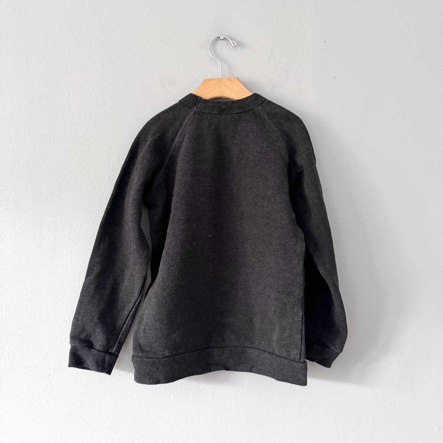 Whistle & Flute / Dark grey x autumn leaves sweatshirt / 11-12Y
