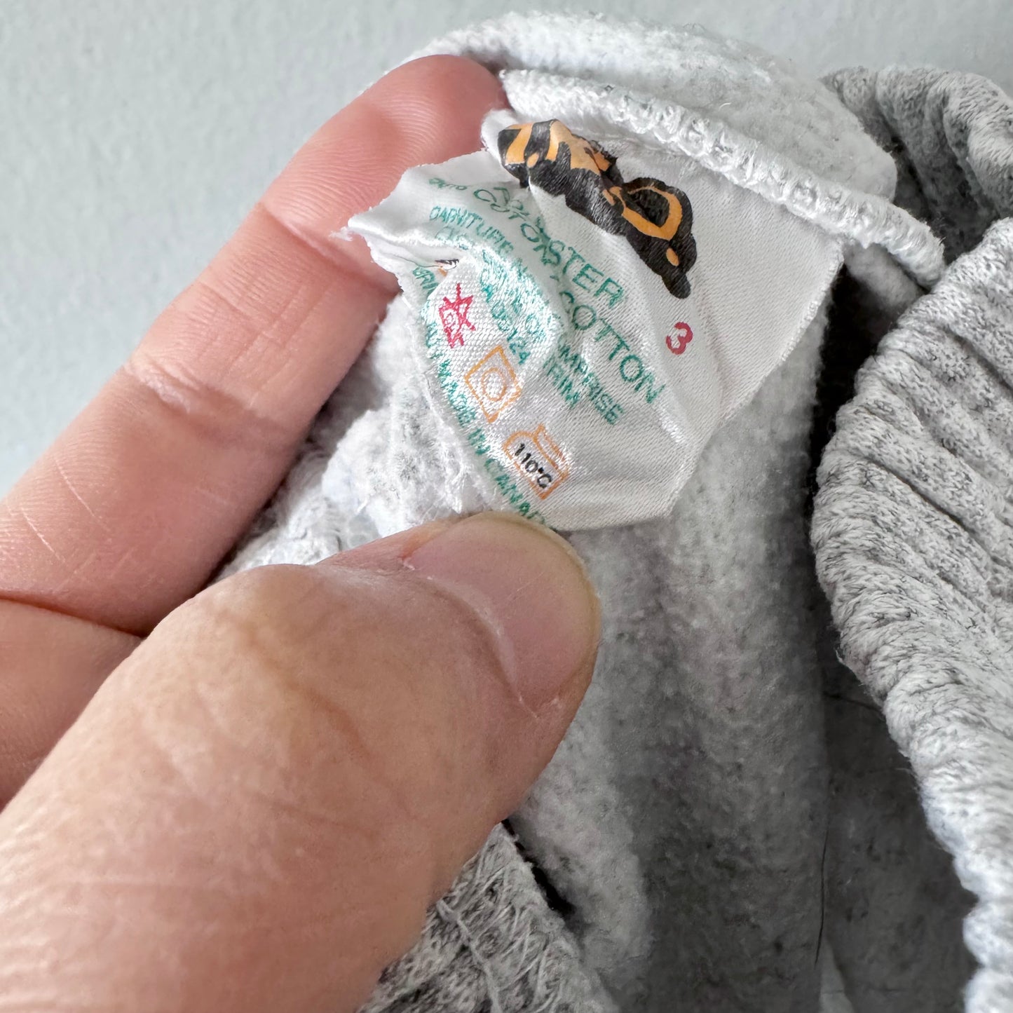 Bas de jogging Hockey vintage / Gris clair / 18-24M