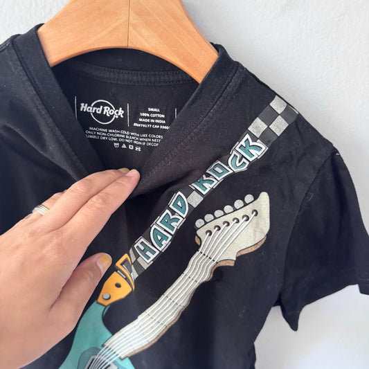 Hard Rock / Black T-shirt / S(Fits 7Y)