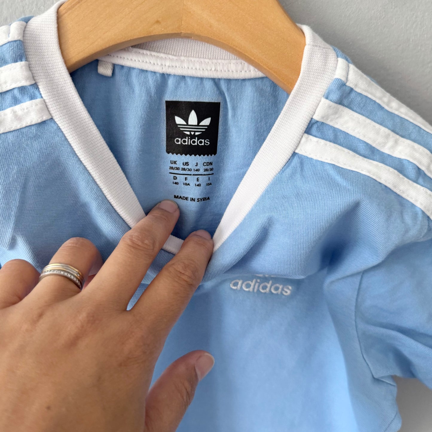Adidas / Light blue T-shirt / 10Y