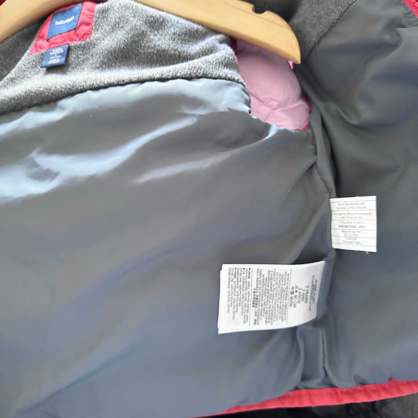 Gap / Red puffer vest / 2Y