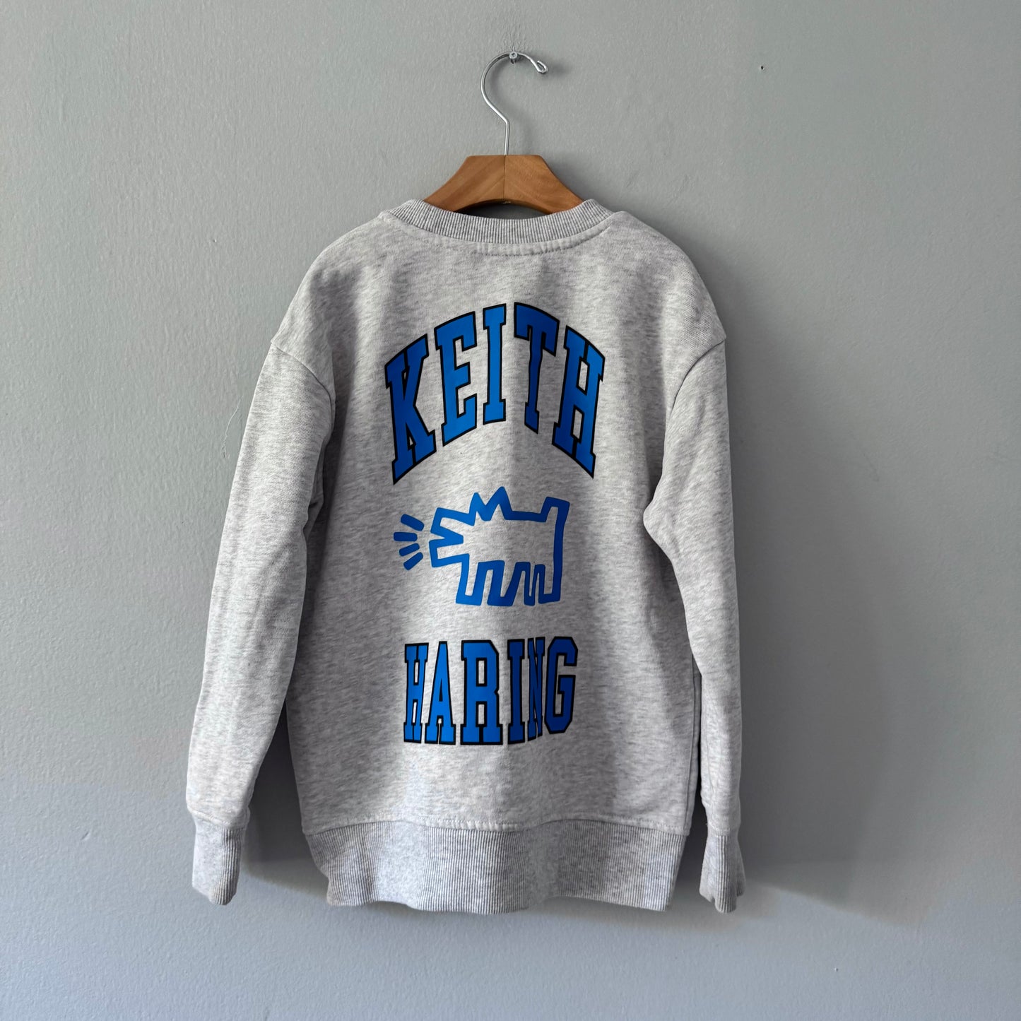 Keith Haring / Light grey sweatshirt / 7-8Y - 2 Available