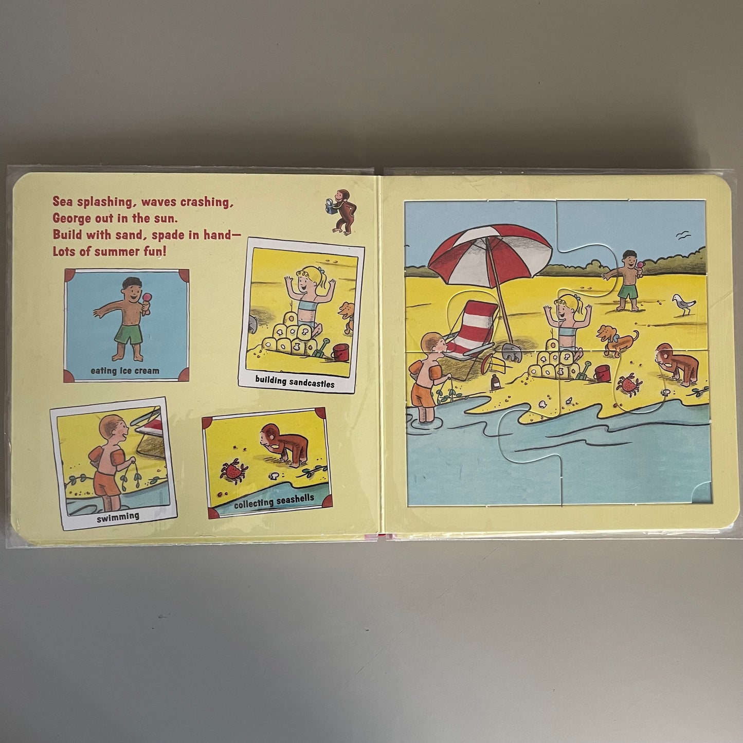 Curious George Seasons Puzzle Book