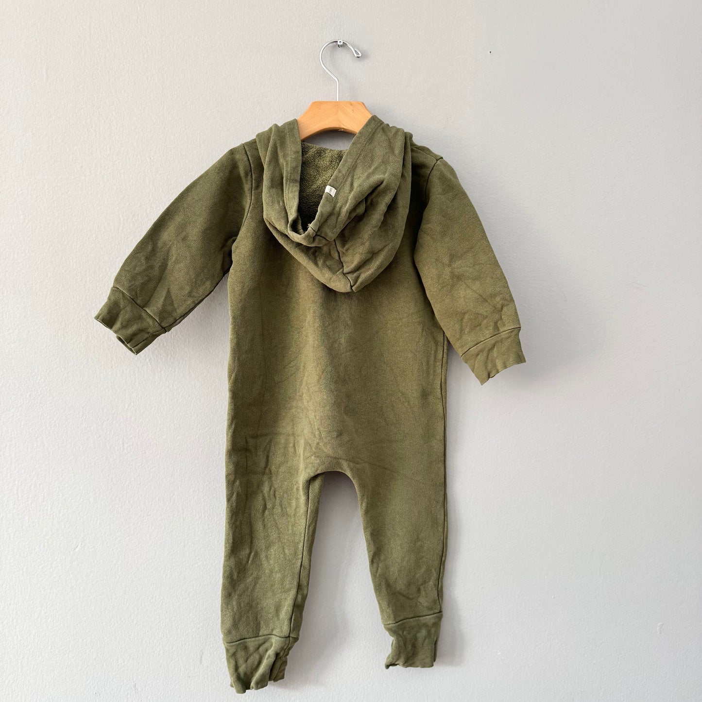 Mini mioche / Khaki biker romper / 18-24M