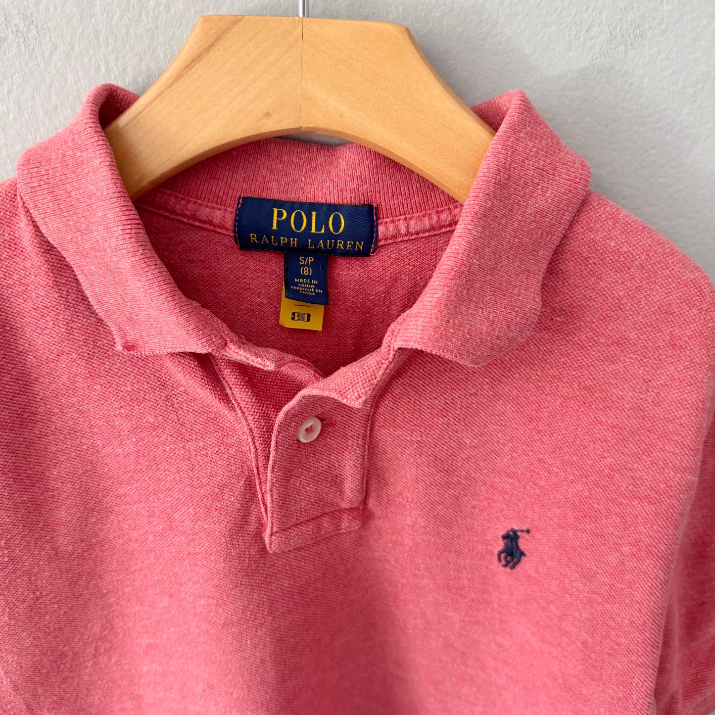 Polo Ralph Lauren / Light red polo shirt / 8Y