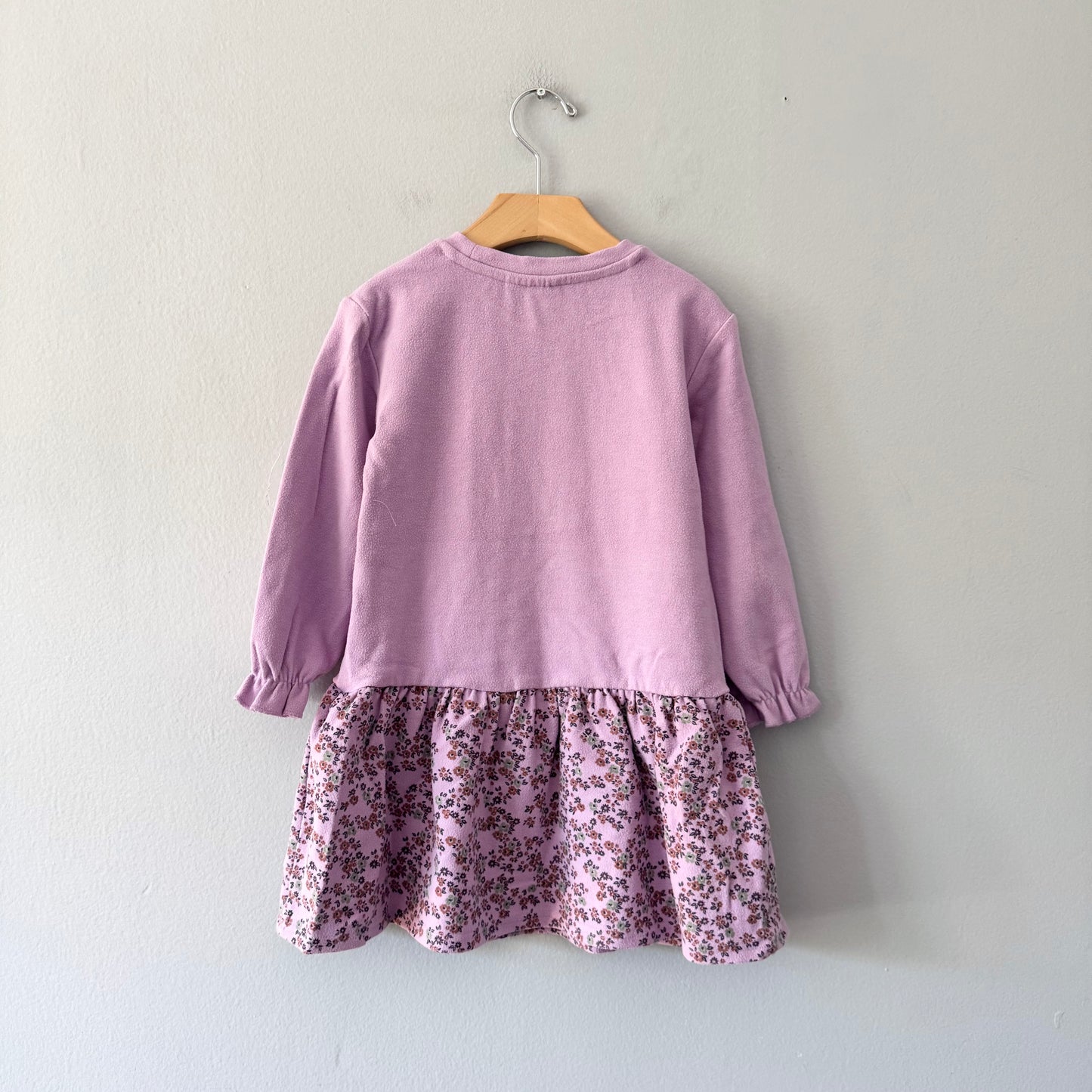 Deux par Deux / Purple floral dress / 4Y