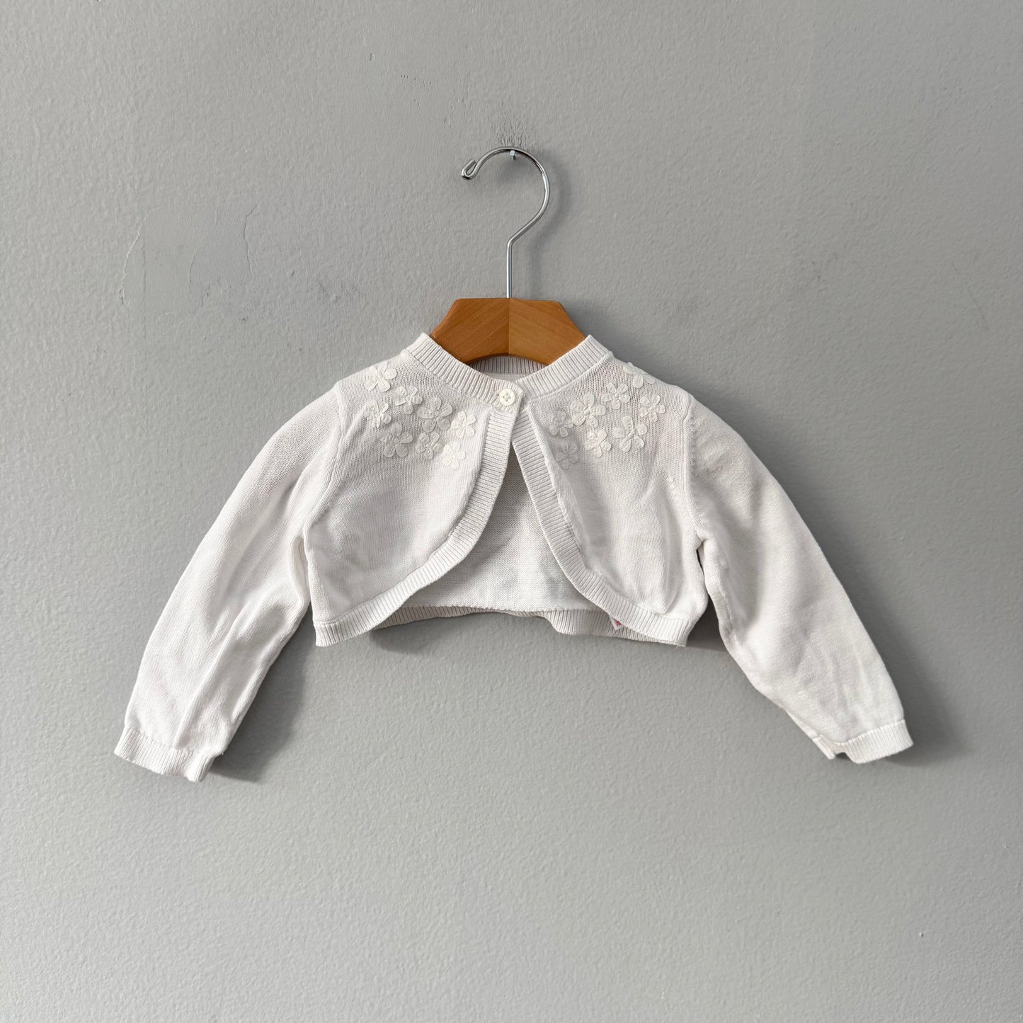Next / White knit cardigan / 6-9M - New without tag