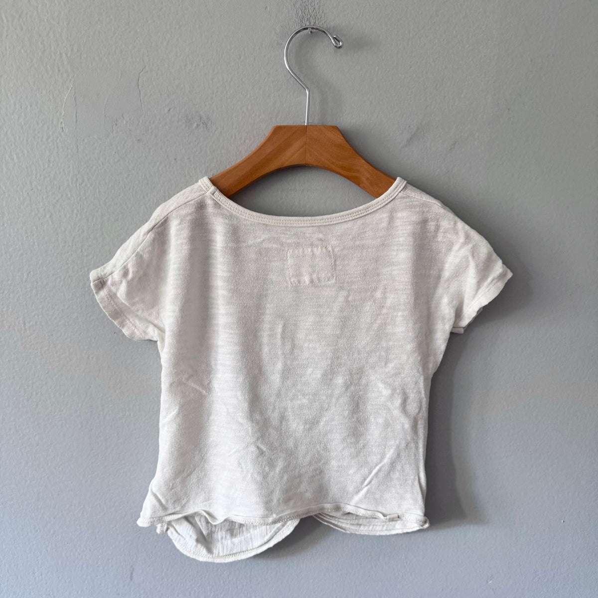 Mini mioche / White short sleeve top / 2Y