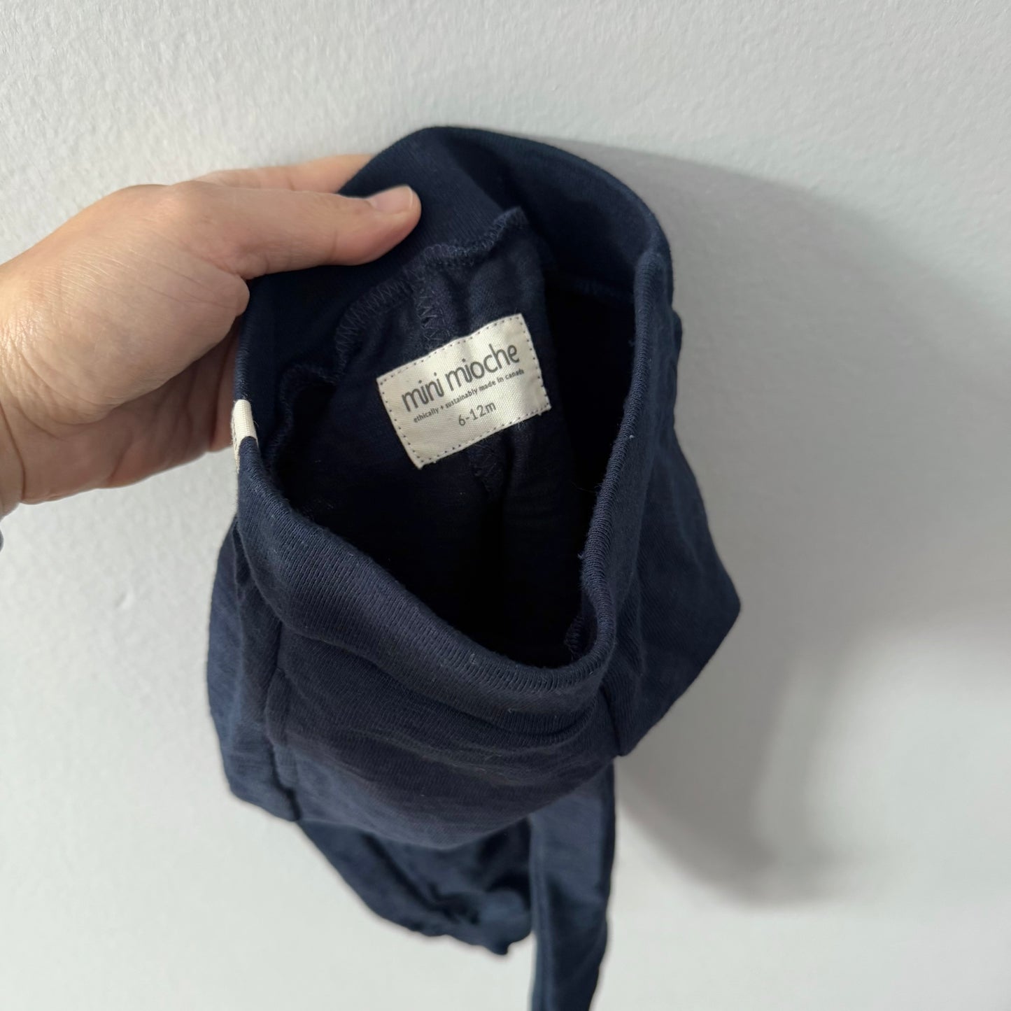 Mini Mioche / Navy harem pants / 6-12M