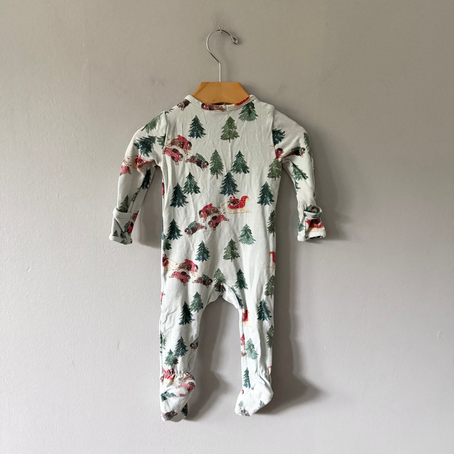Angel Dear / Holiday romper / 6-9M