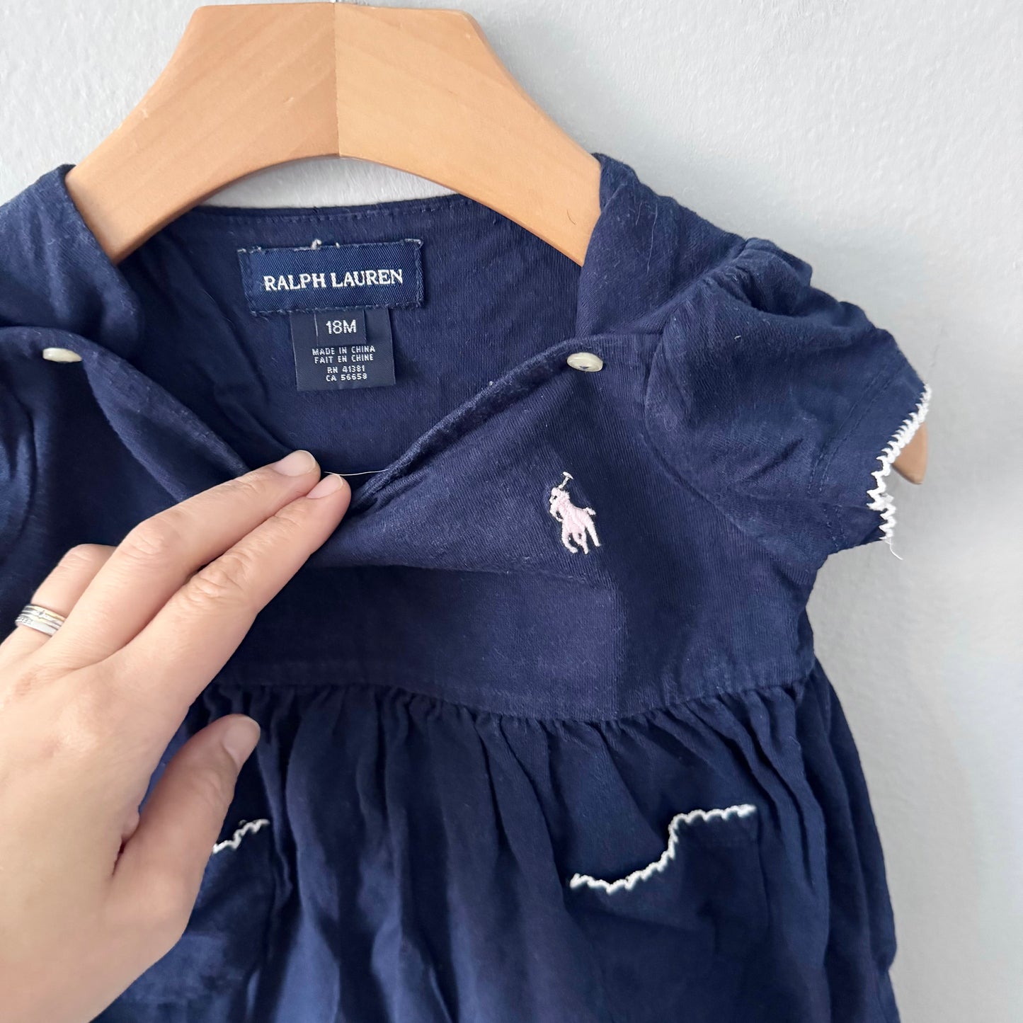 Polo Ralph Lauren / Navy dress / 18M