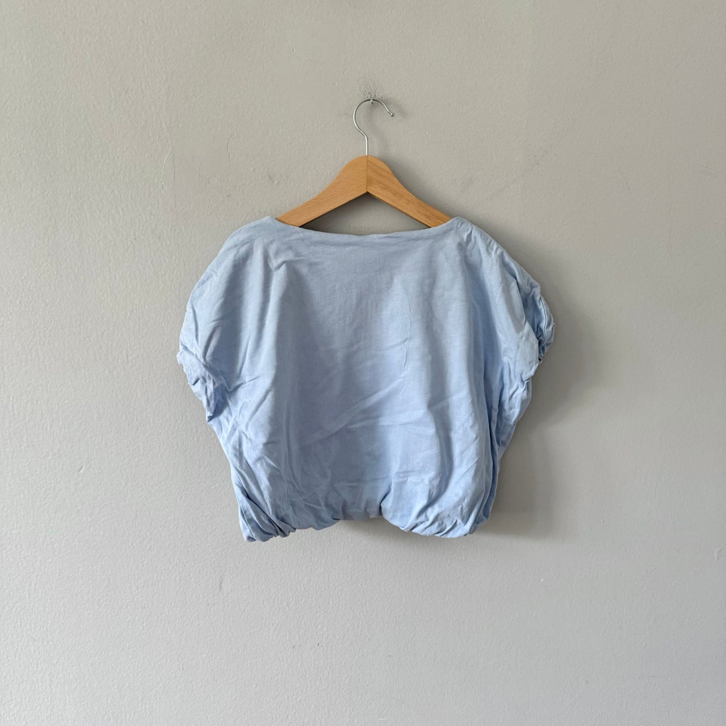 Zara / Light blue short sleeve top / 7Y