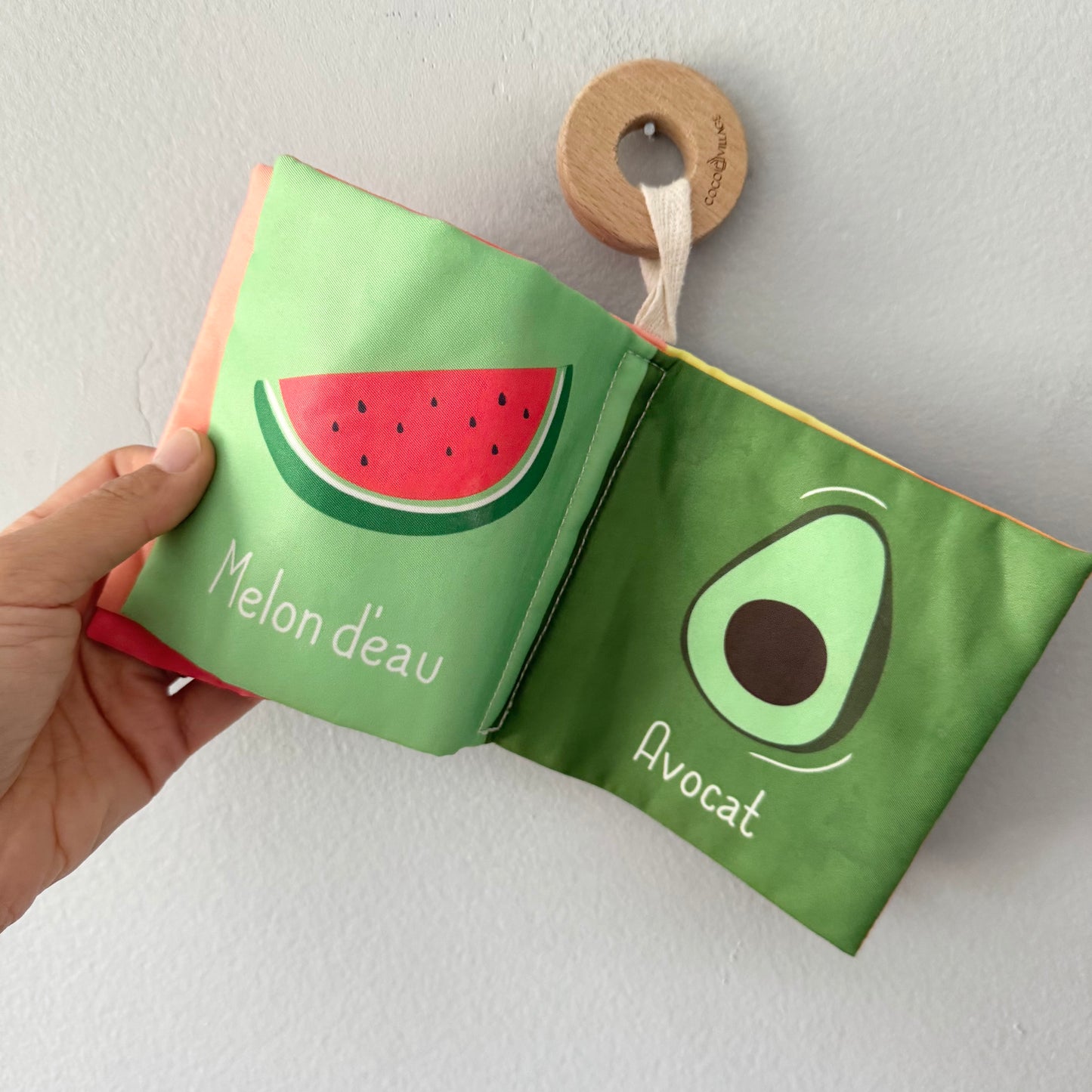 Coco Village / Cloth French book - Fruits