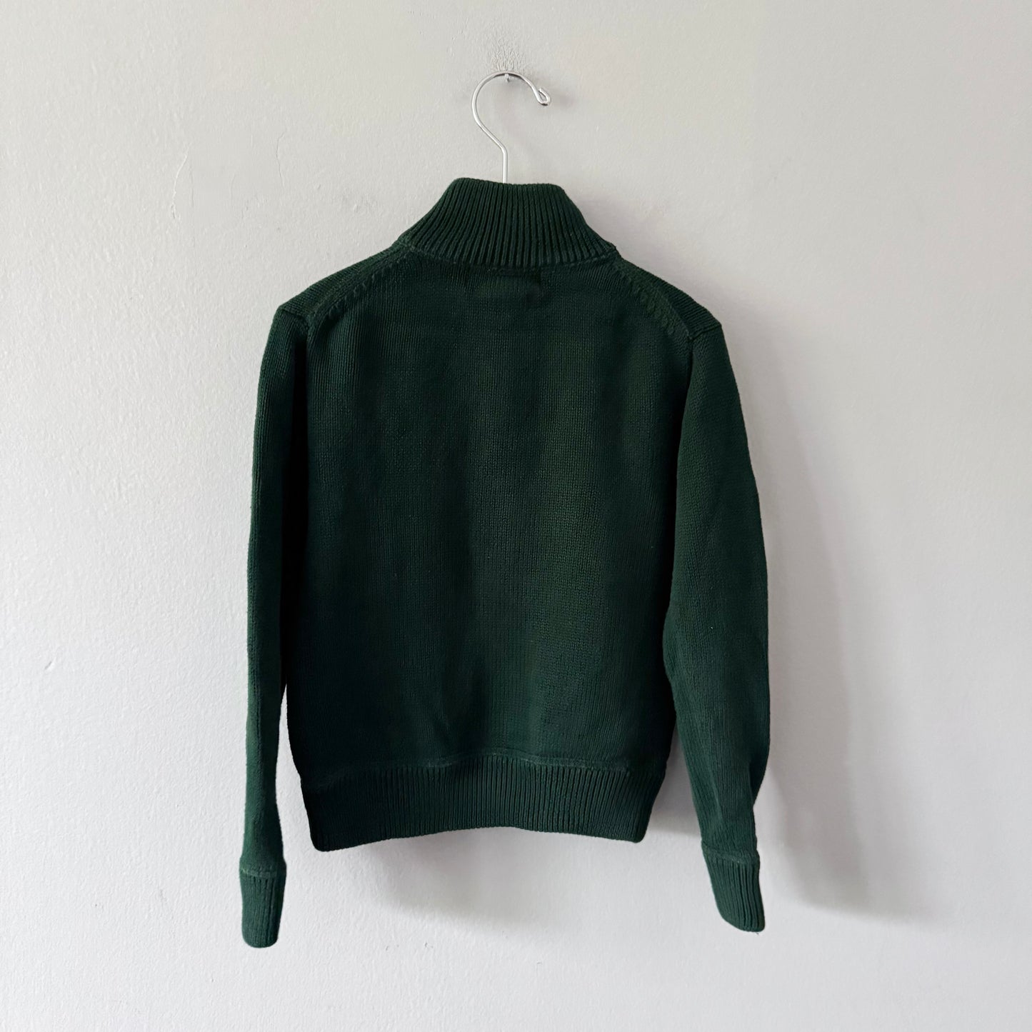 Polo Ralph Lauren / Grey knit half zip up / 5Y