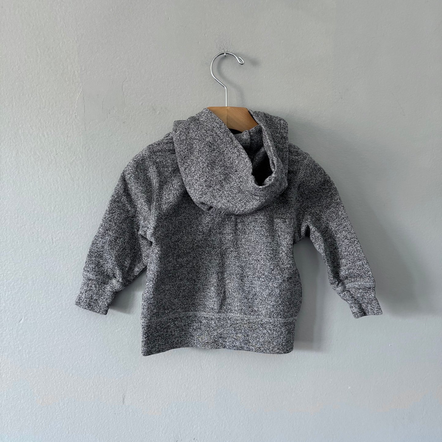 Roots / Salt and pepper zip up hoodie / 18-24M