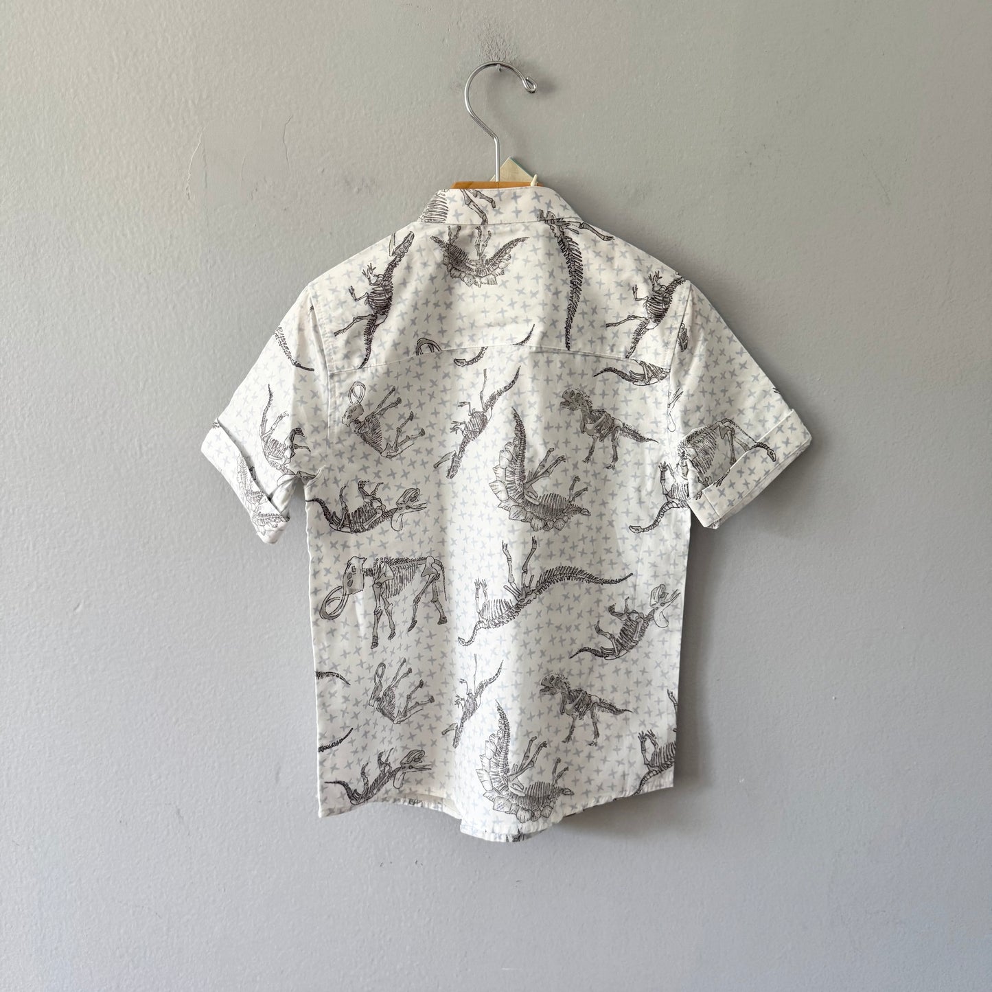 Monsoon / White fossil shirt / 6Y - New with tag