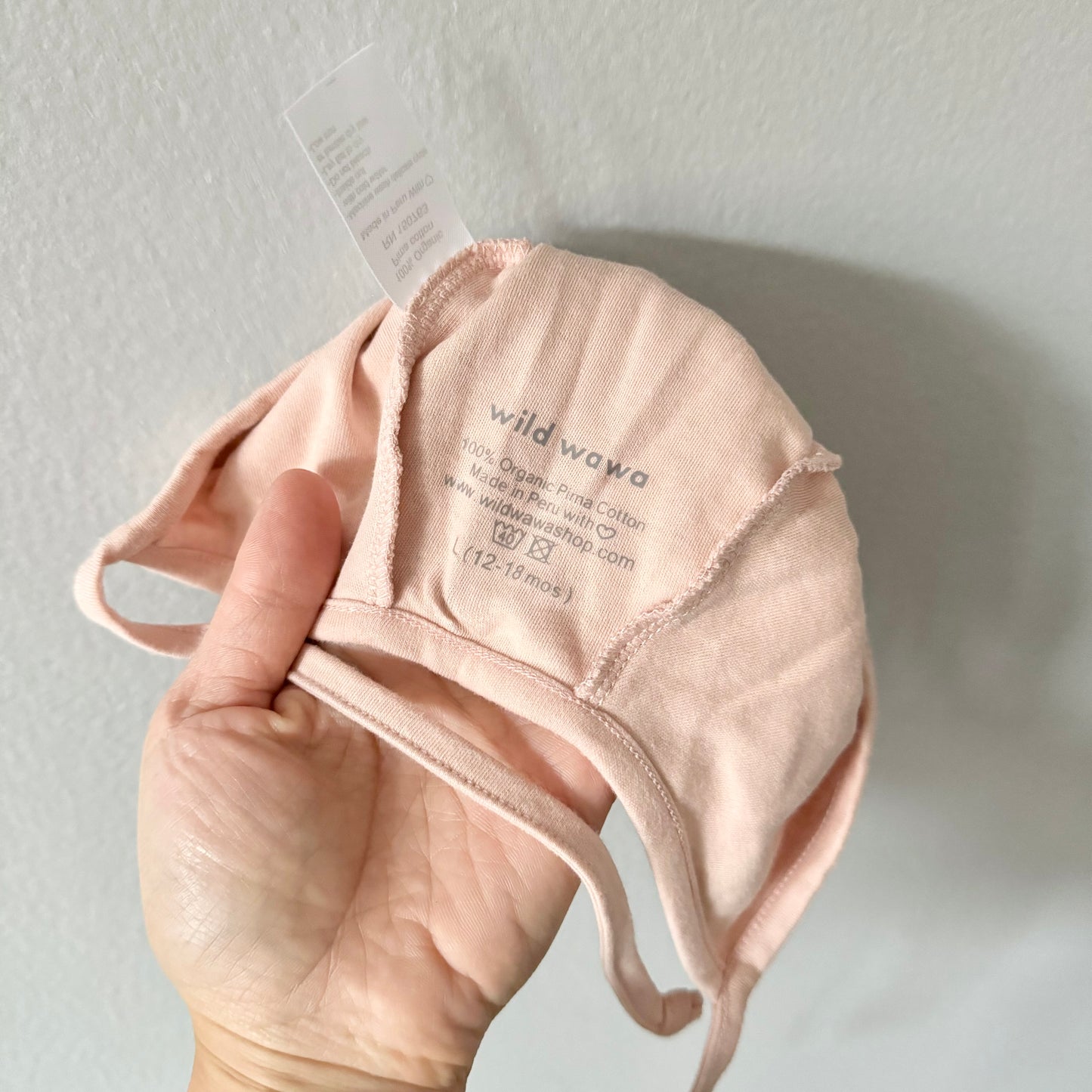 Wild wawa / Bonnet - 100% pima cotton / 12-18M