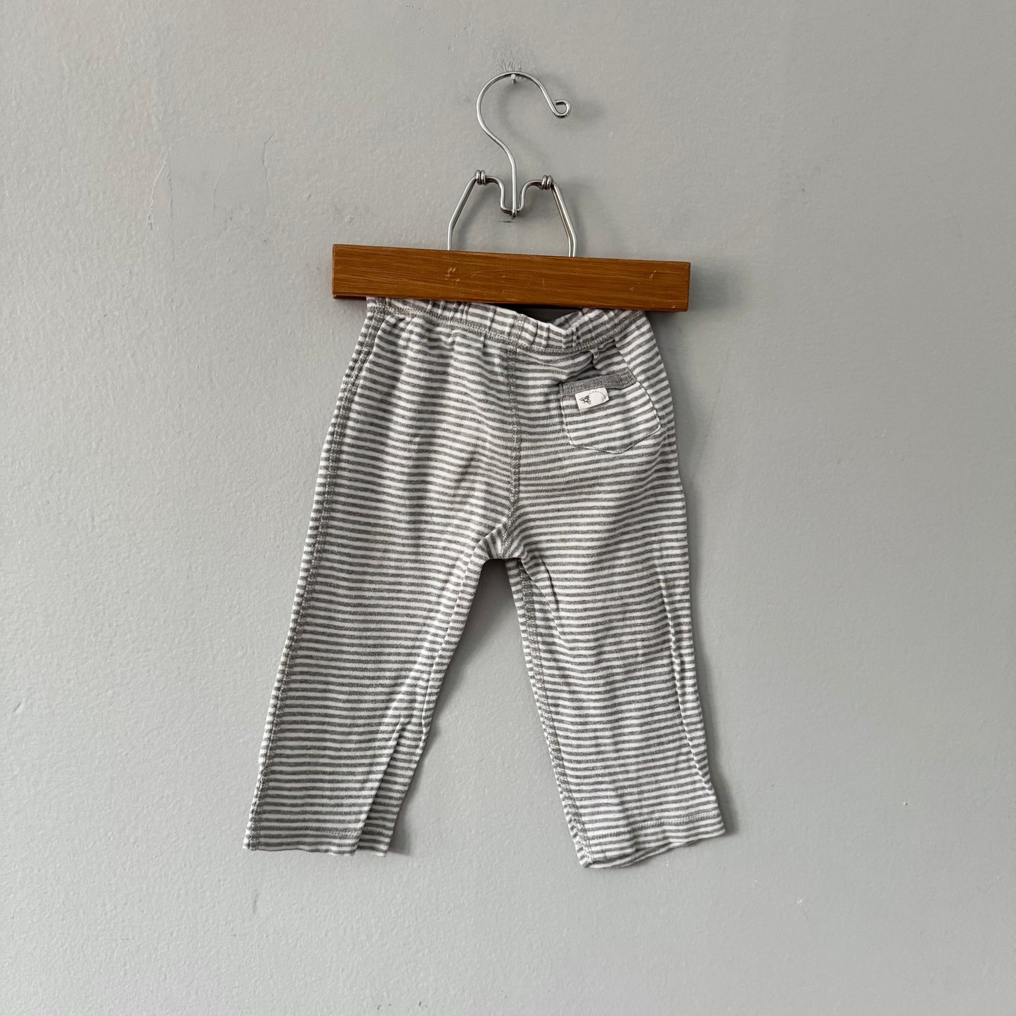 Burt's bee baby / Stripe cotton pants / 6-12M