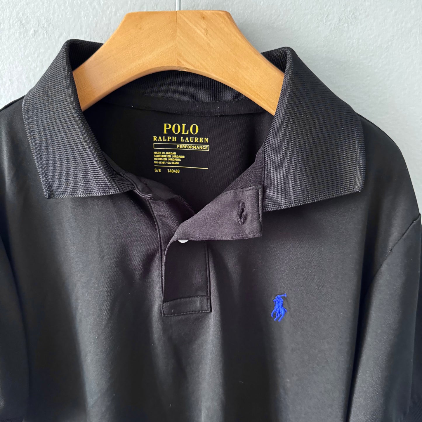 Polo Ralph Lauren / Black performance shirt / 8Y