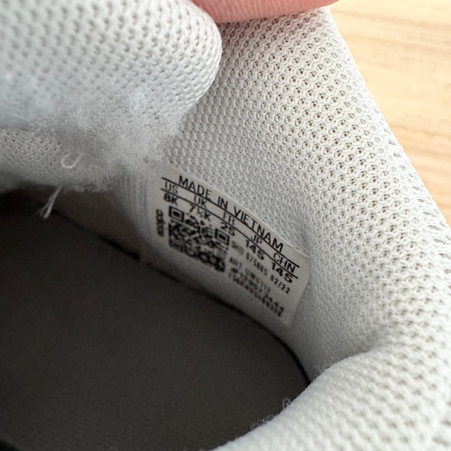 Adidas / Blanc x rose montante / US8